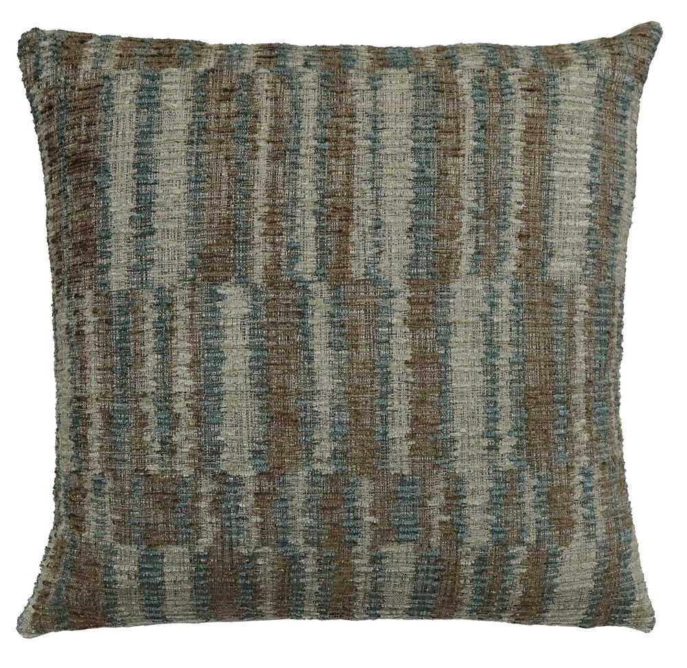 5391 Zippered Pillow Cover, Bennett Teal - Brown, 20 x 20-Inch
